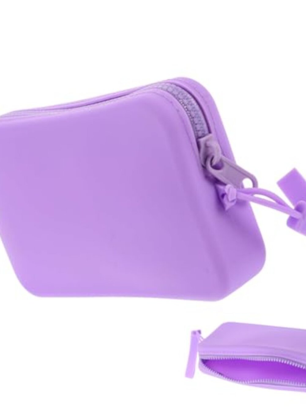 Silicone Makeup Bag Waterproof Cosmetic Pouch Zipper Travel Toiletry Organizer